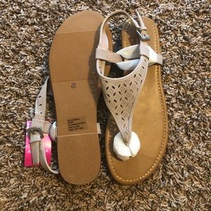 Taupe sandals